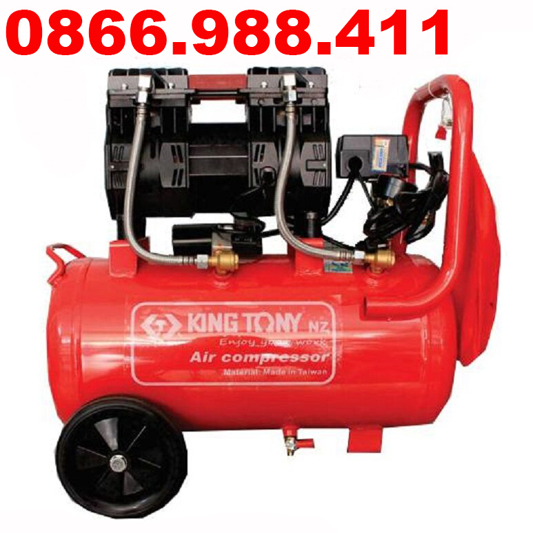 Máy nén khí không dầu giảm âm 3hp – 50l kingtony ki-50c/f-1