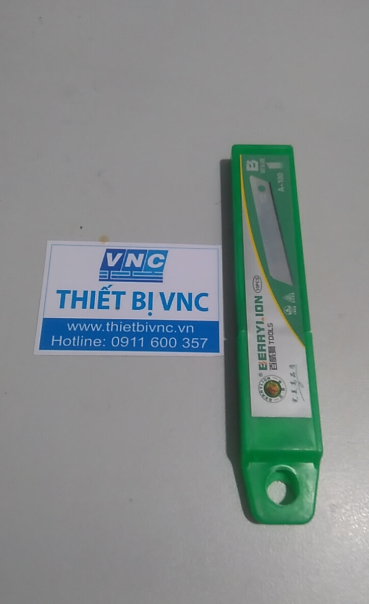 Hộp 10 lưỡi dao rọc giấy lớn Berrylion