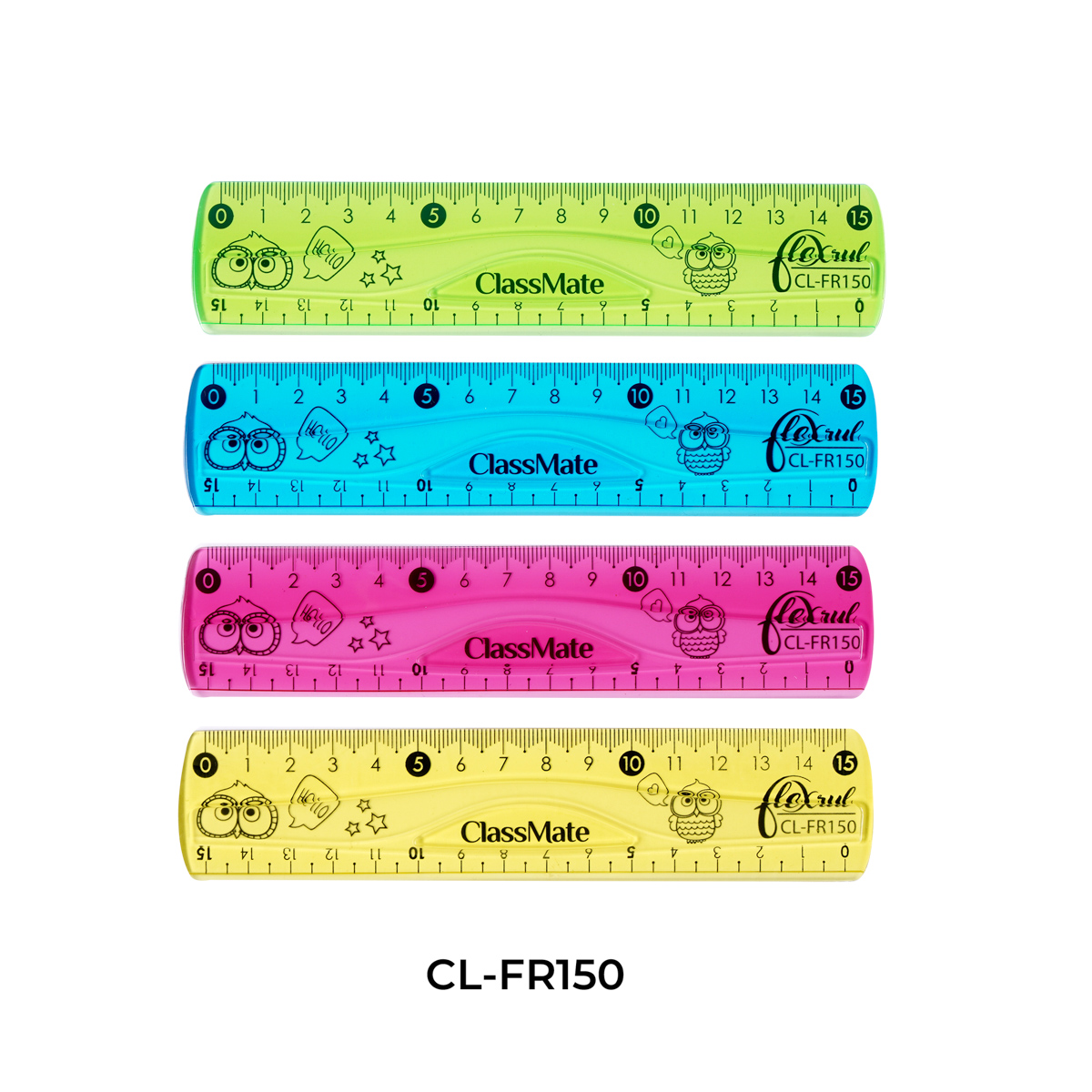Thước dẻo classmate chất liệu nhựa dẻo cao cấp cl-fr150