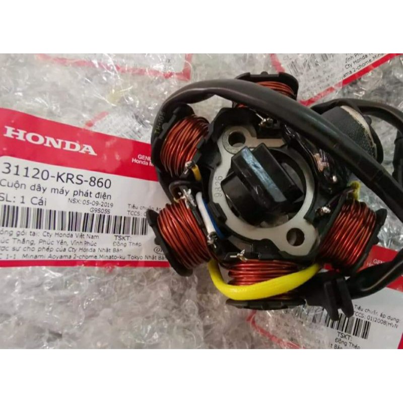 Cuộn lửa phát điện xe WAVE thái, Alpha, FUTURE 1... zin