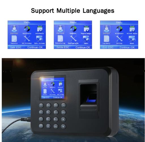 IT Smart - Máy chấm công vân tay có hỗ trợ tiếng Việt