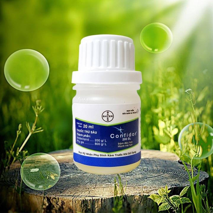 CONFIDOR 200SL -Rất tiện lợi, có thể phun, tưới hoặc quét vào thân cây (cam, quýt).