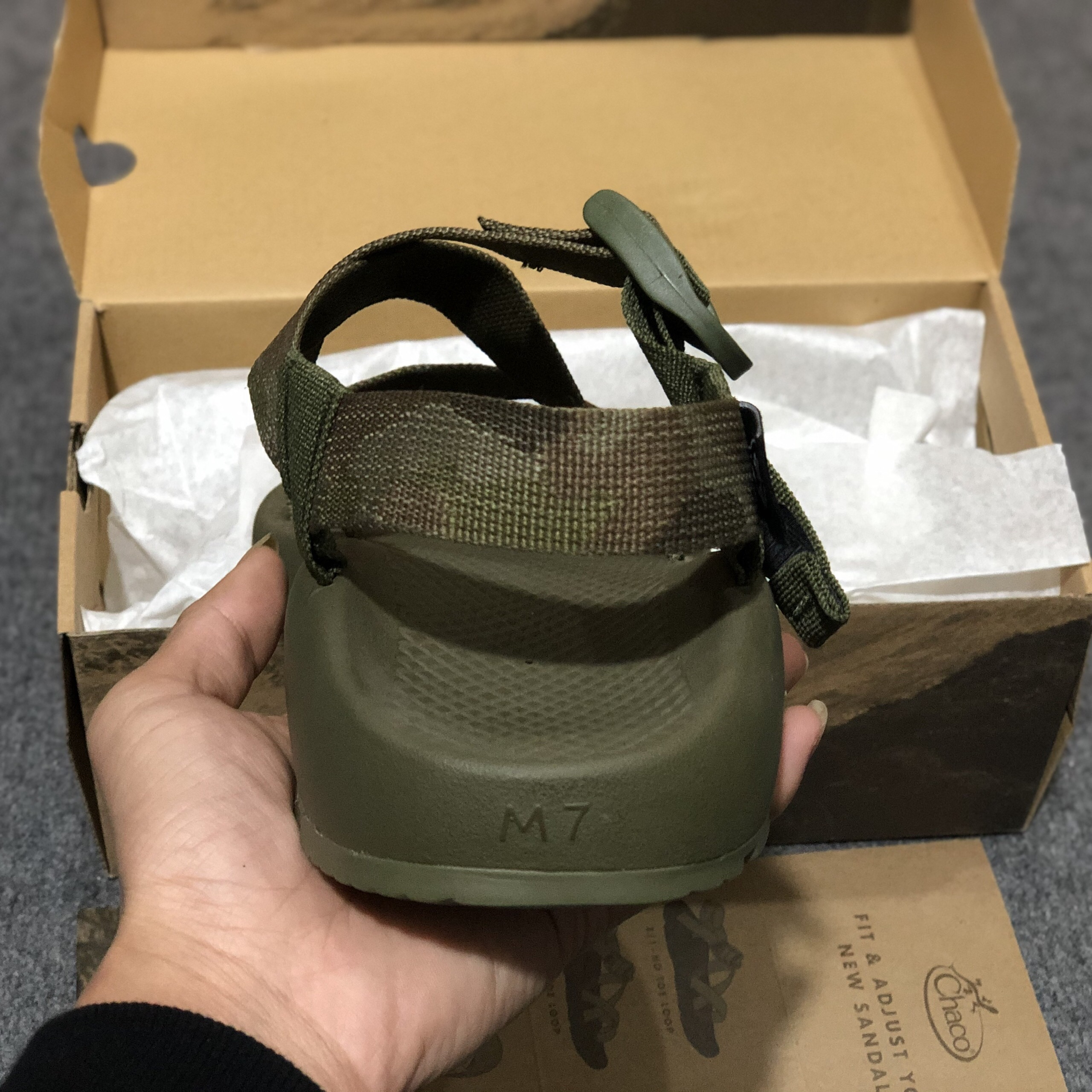 Dép sandal nam chaco đế siêu thơm so-co-la GS84