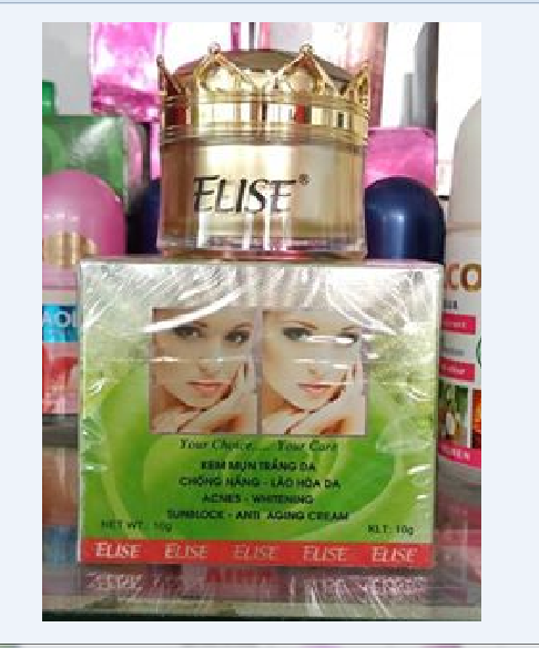 KEM ELISE DƯỠNG TRẮNG DA, NGỪA MỤN, CHỐNG NẮNG, GIẢM LÃO HÓA 10G