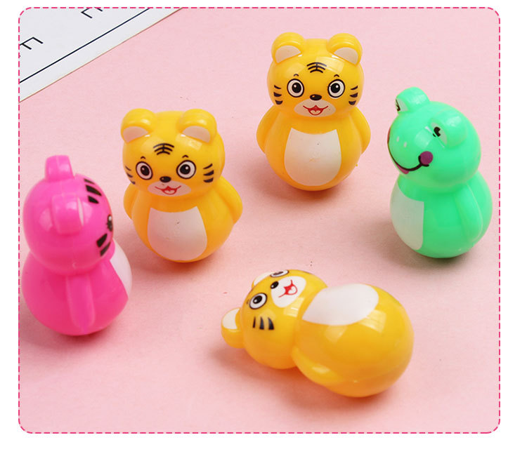 [HCM]Combo 4 Chú Lật Đật Hoạt Hình Mini Size Nhỏ Cho Bé Cầm Chơi