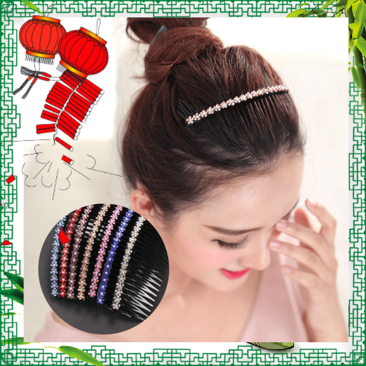 [MỚI] 1 Lược Cài Tóc Nữ Xinh Lấp Lánh