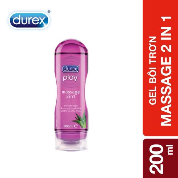 Gel Bôi Trơn Durex Play Massage 2in1 200ml - Sản phẩm CHÍNH HÃNG nhập khẩu