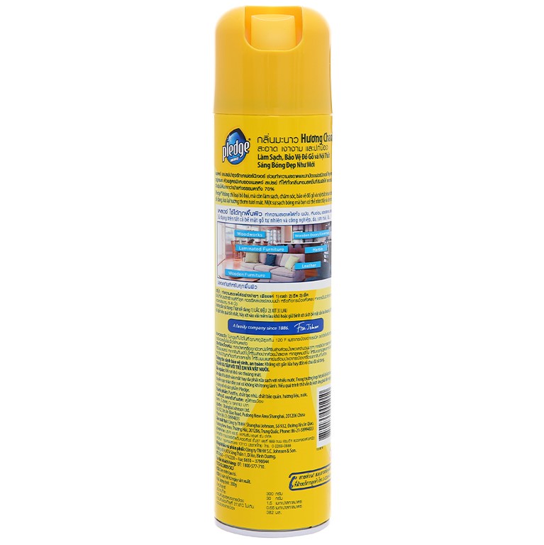 [HCM][Chai Xịt Đánh Bóng Đồ Gỗ] Pledge Hương Chanh Chai (330ml)