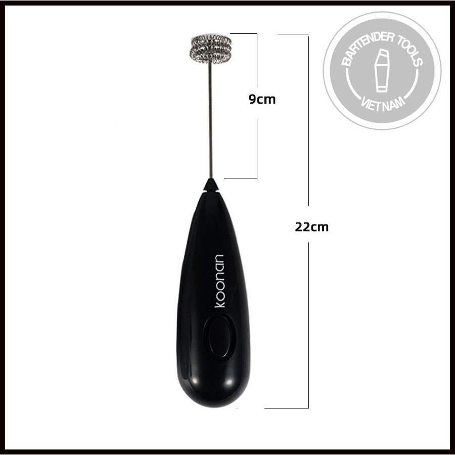 Máy đánh bọt 3 lò xo Koonan ( pin AAA)