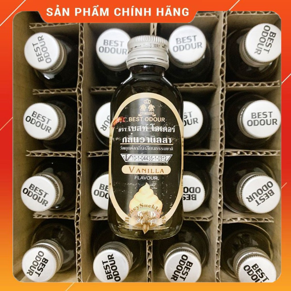 Tinh chất Vani, Vanilla Thái Lan Best Odour làm bánh, pha chế đồ uống
