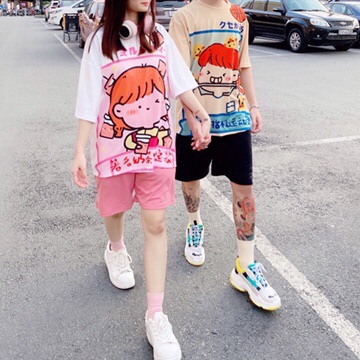 Đồ bộ hoạt hình cặp nam nữ