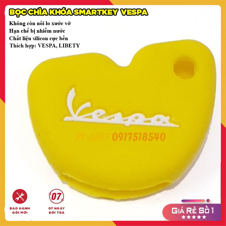 Bọc (Bao) Silicon cho chìa khoá xe Vespa Liberty (Nhiều Màu)