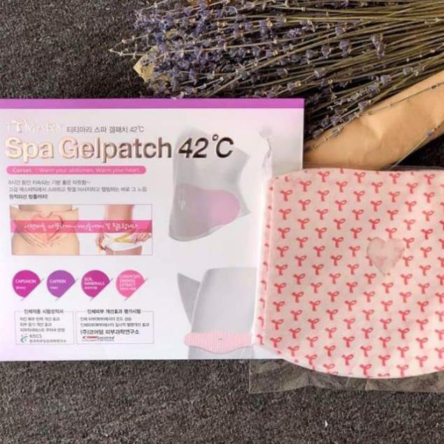 Miếng dán hỗ trợ giảm mỡ bụng spa gelpatch 42 độ c hàn quốc