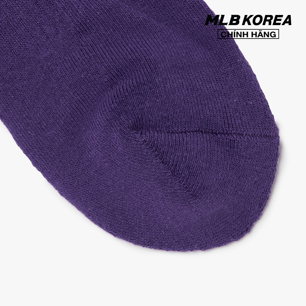 [Deal cuối tháng - Giảm đến 50% + Voucher đến 255K + Mua 2 giảm 5% - 23.05 - 29.05] MLB - Vớ cổ cao unisex Basic Medium Logo 3ASOM032N-43PPS