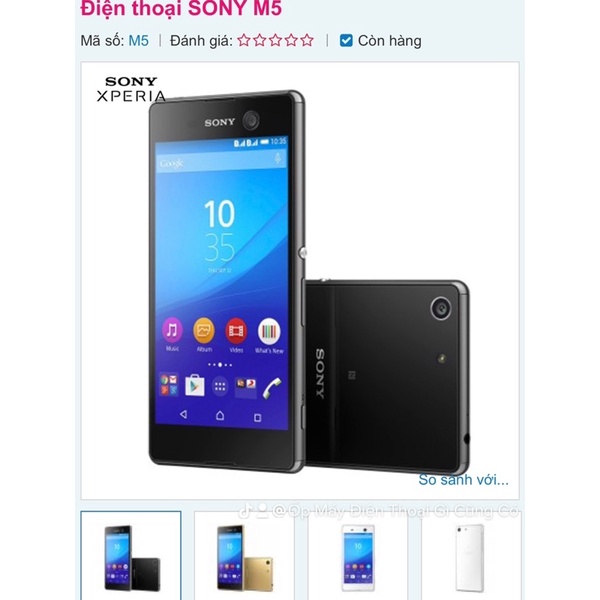 Ốp lưng Sony M5