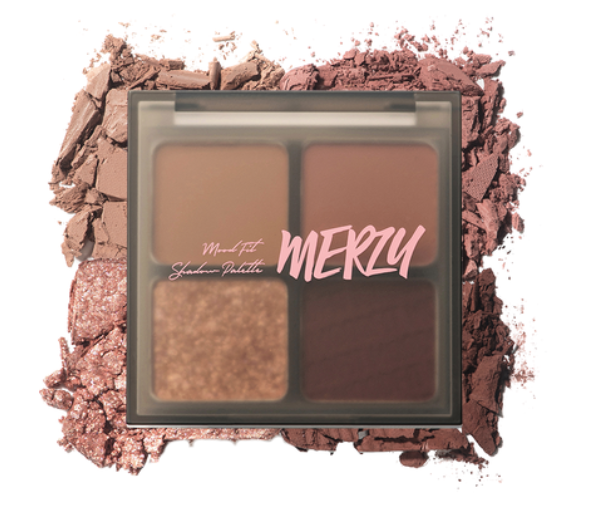 Bảng Phấn Mắt 4 Ô Merzy Mood Fit Shadow Palette 8g