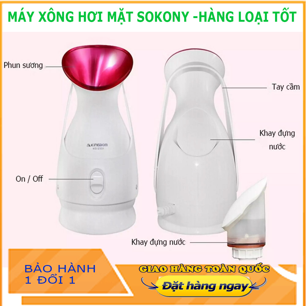 Máy Xông Hơi Mặt Máy Chăm Sóc Da Mặt Tại Nhà Giúp Làm Sạch Da Mặt Ngăn Ngừa Mụn . Se Nhỏ Lỗ Chân Lông . Giải Độc Tố Cho Da Kích Thích Tuần Hoàn Máu .Giúp Da Trắng Sáng Tự Nhiên.