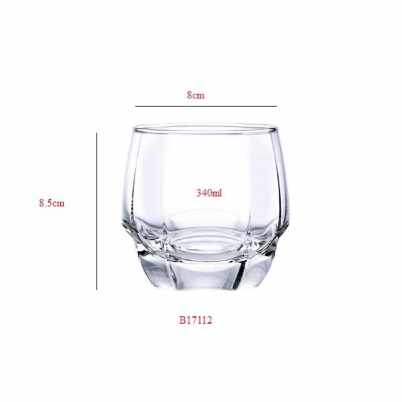 [HCM]Bộ 6 Ly Ocean Charisma Rock 340ml (B17112)