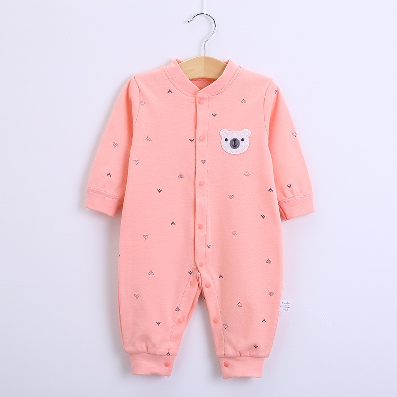 Body Liền Thân Bodysuit Dài Tay Cotton Cho Bé Trai Và Bé Gái Sơ Sinh Từ 3-12Kg Hàng Đẹp Xuất Hàn