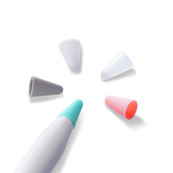 Bộ 10 vỏ đầu silicon dux ducis tip cover dành cho apple pencil 1, apple pencil 2