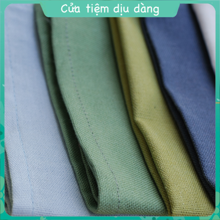 [Ảnh thật] Khăn tay linen 25x25cm