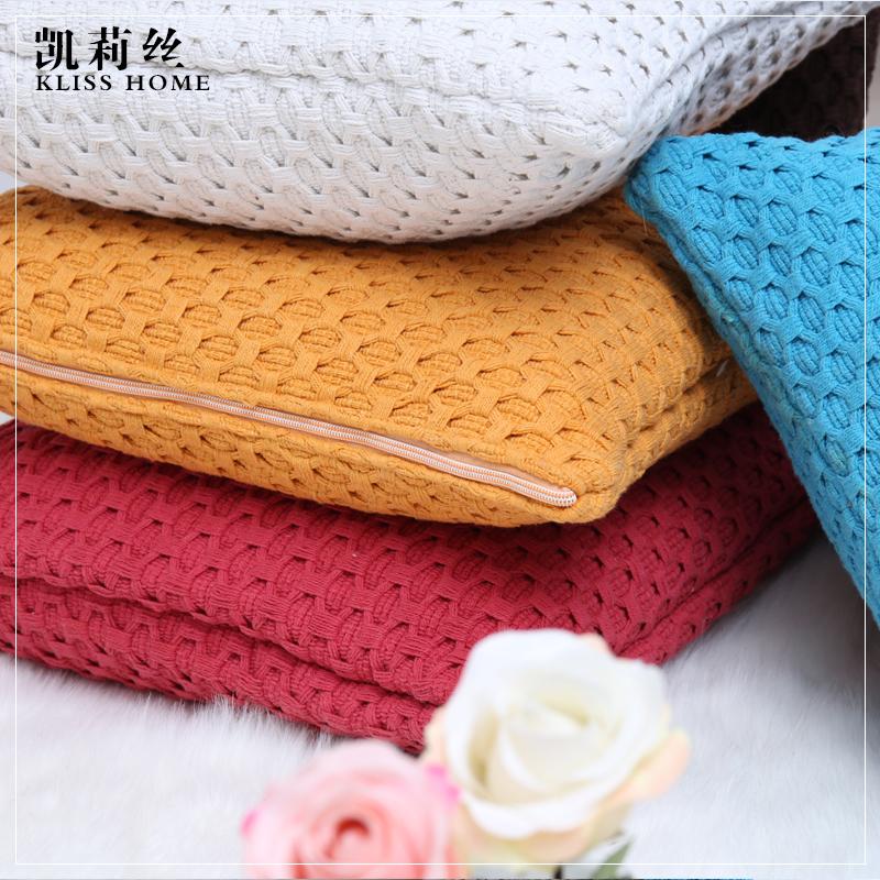 Kelly Lụa Xuất Khẩu Thương Mại Nước Ngoài Gối Ôm Đệm Tựa Phong Cách Châu Âu Màu 100% Cotton Sô Pha Gối Tựa Mô Hình Gối Ôm Cửa Sổ Lồi Trang Trí