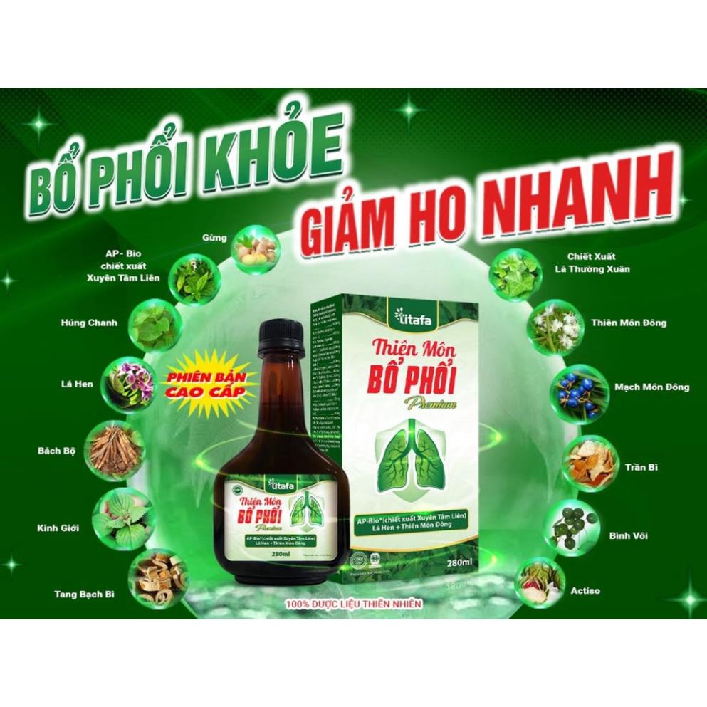 chinh hang THIÊN MÔN BỔ PHỔI PREMIUM chai 280ml
