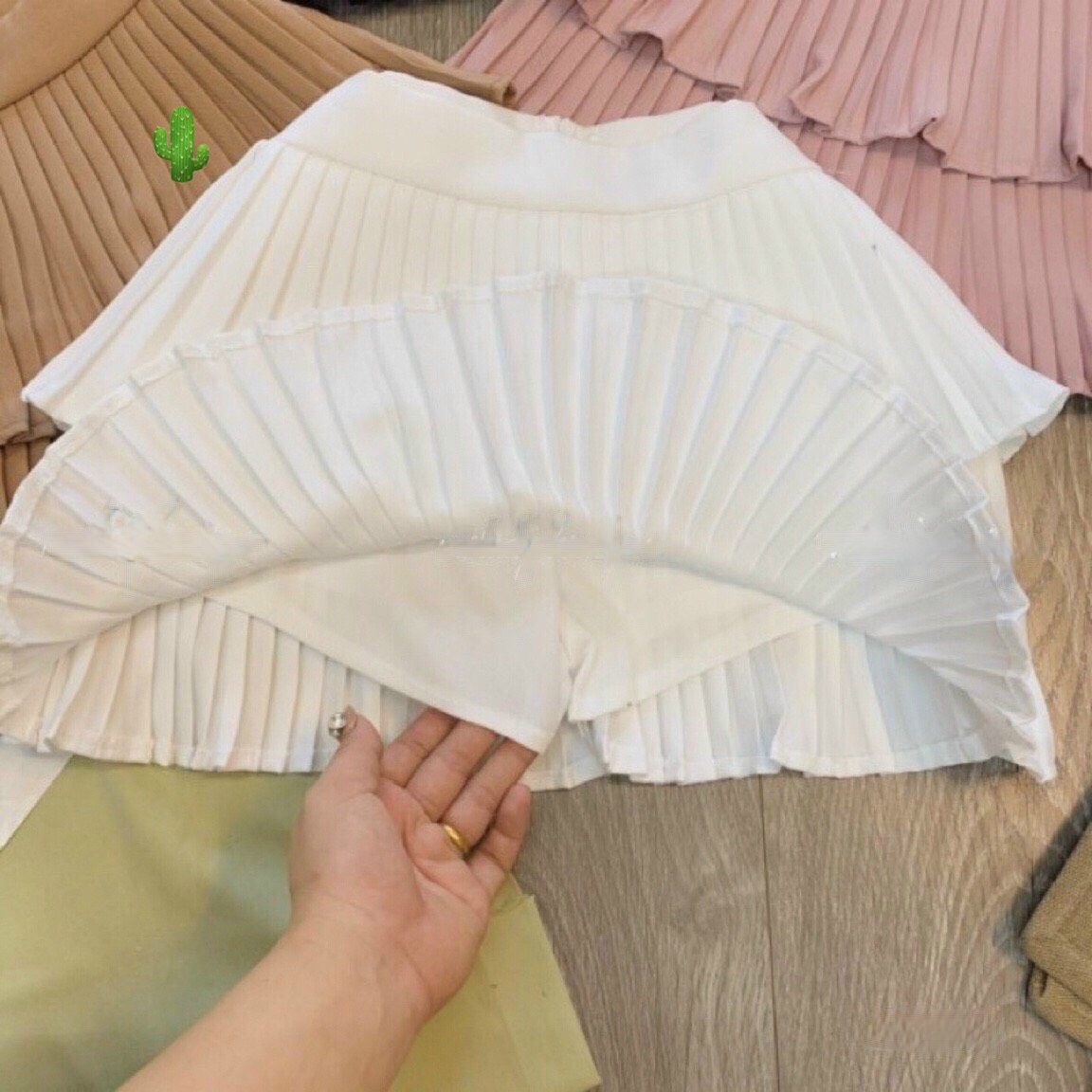 Chân Váy Xếp Ly 2 Tầng