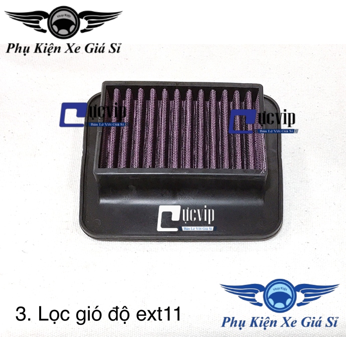 Lọc gió độ exciter 135 cao cấp ms2311