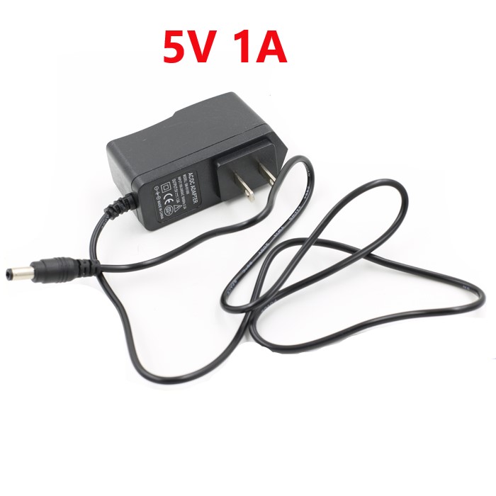 Nguồn Adapter 5V 2A Đầu Jack 5.5*2.1mm, Nguồn Adapter 5V 1A Đầu Jack 5.5*2.1mm