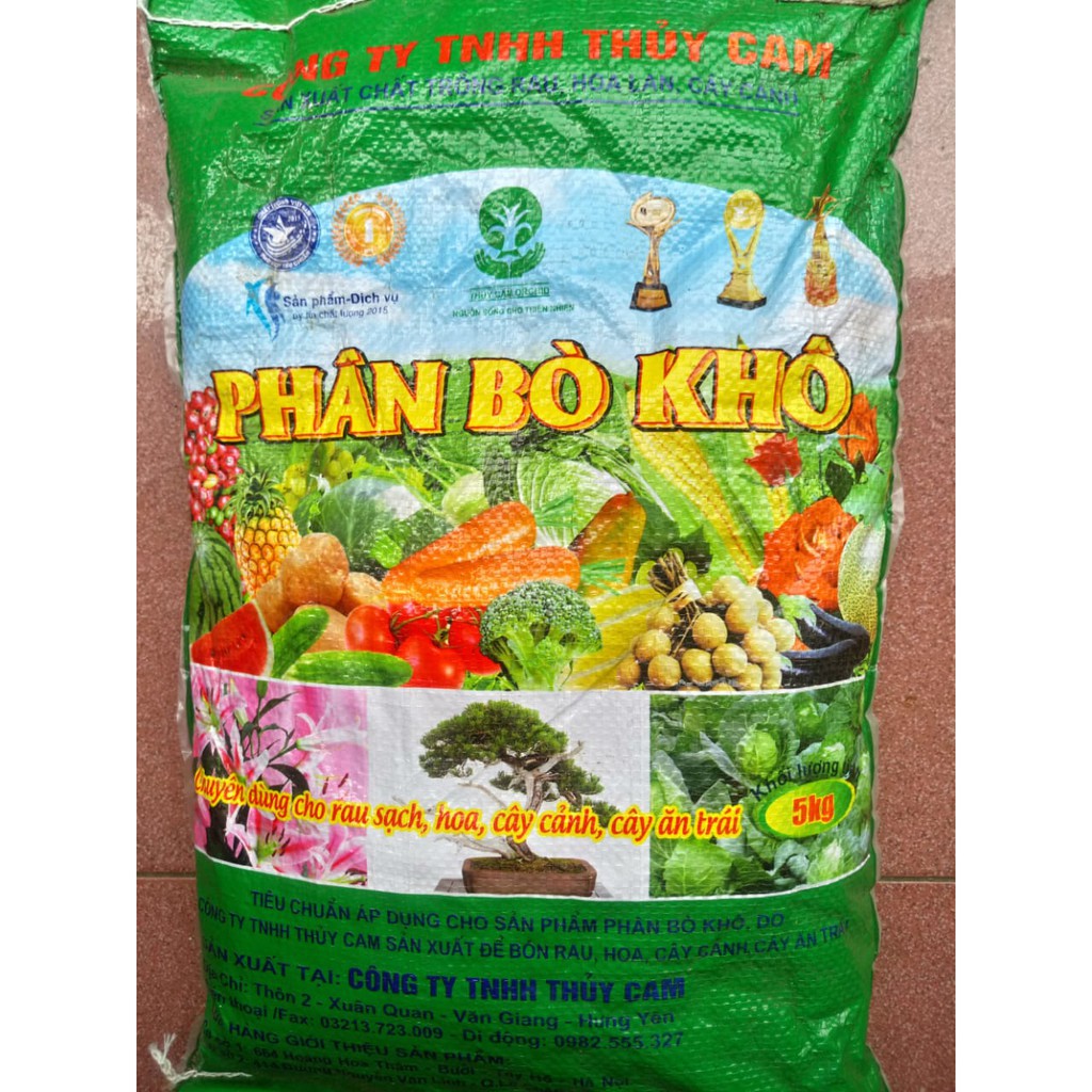 Phân bò khô 5kg