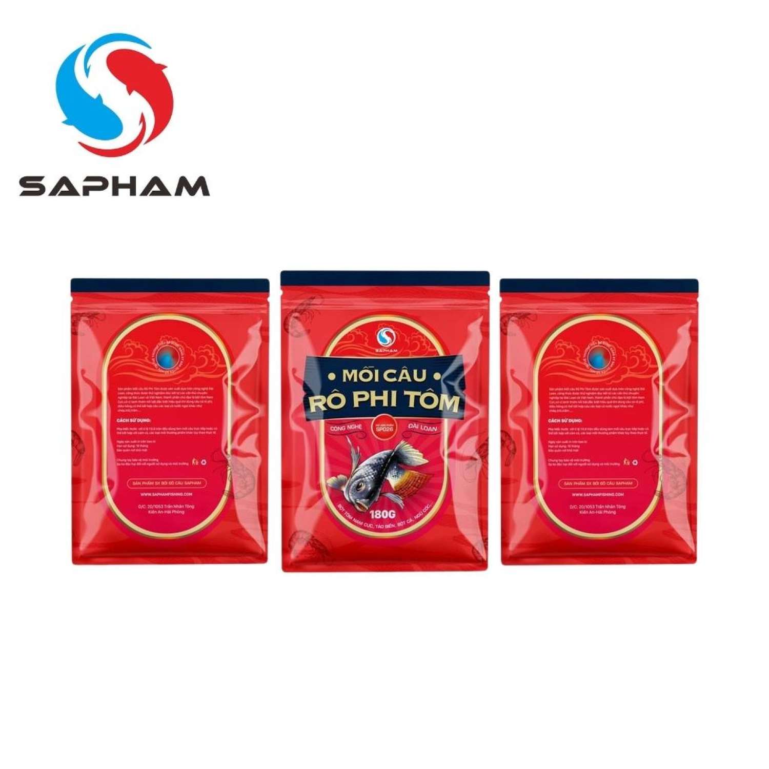 Mồi Câu Rô Phi Tôm Sa Phạm - Sapham Fishing