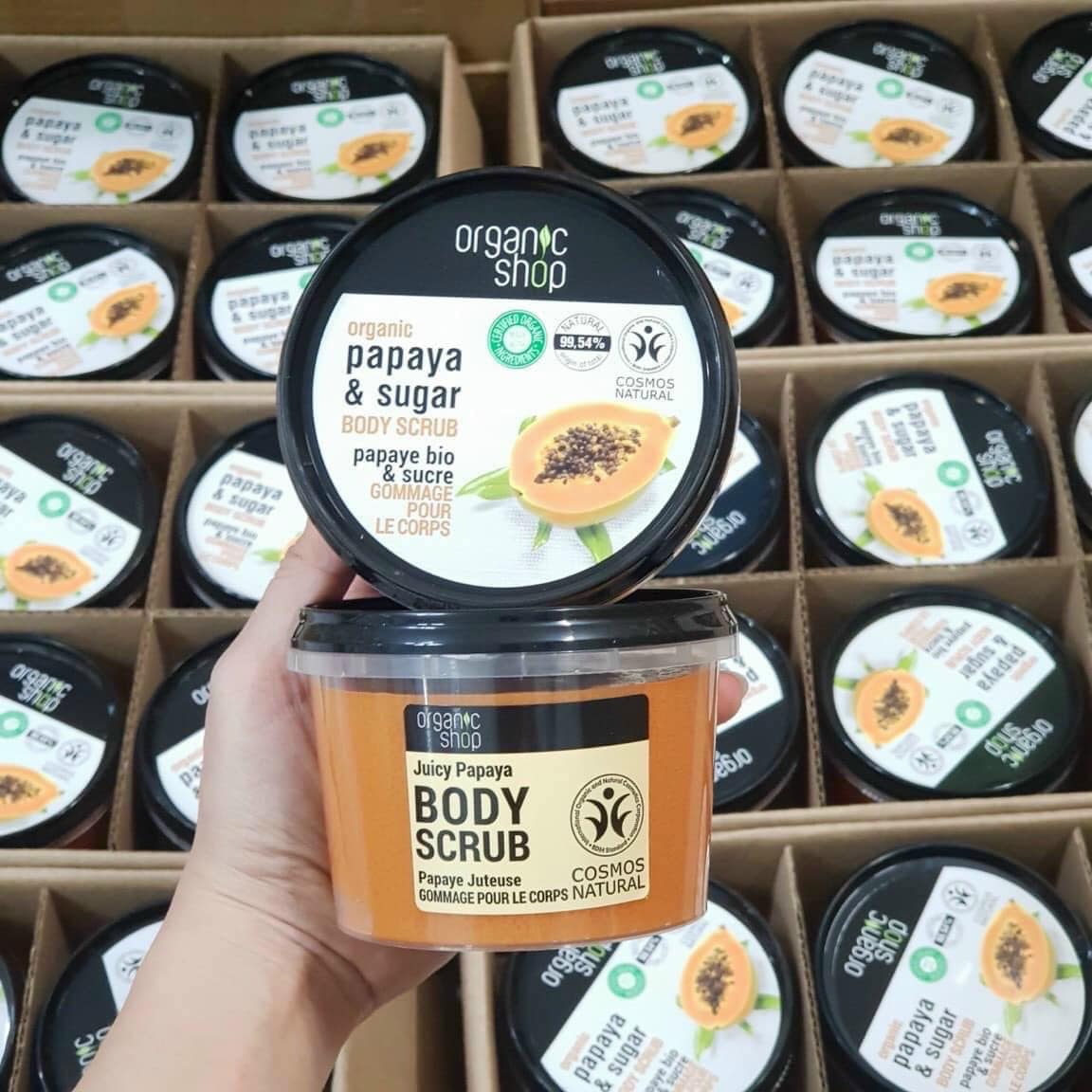 Tẩy Da Chết Toàn Thân Organic Shop 250ml