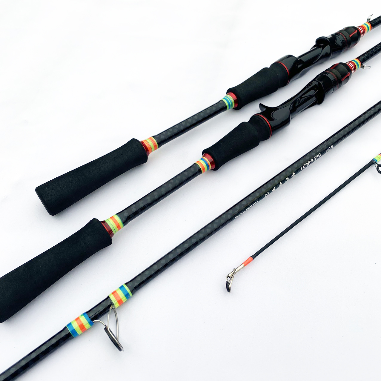 Cần câu lure máy ngang và máy đứng carbon DWAR