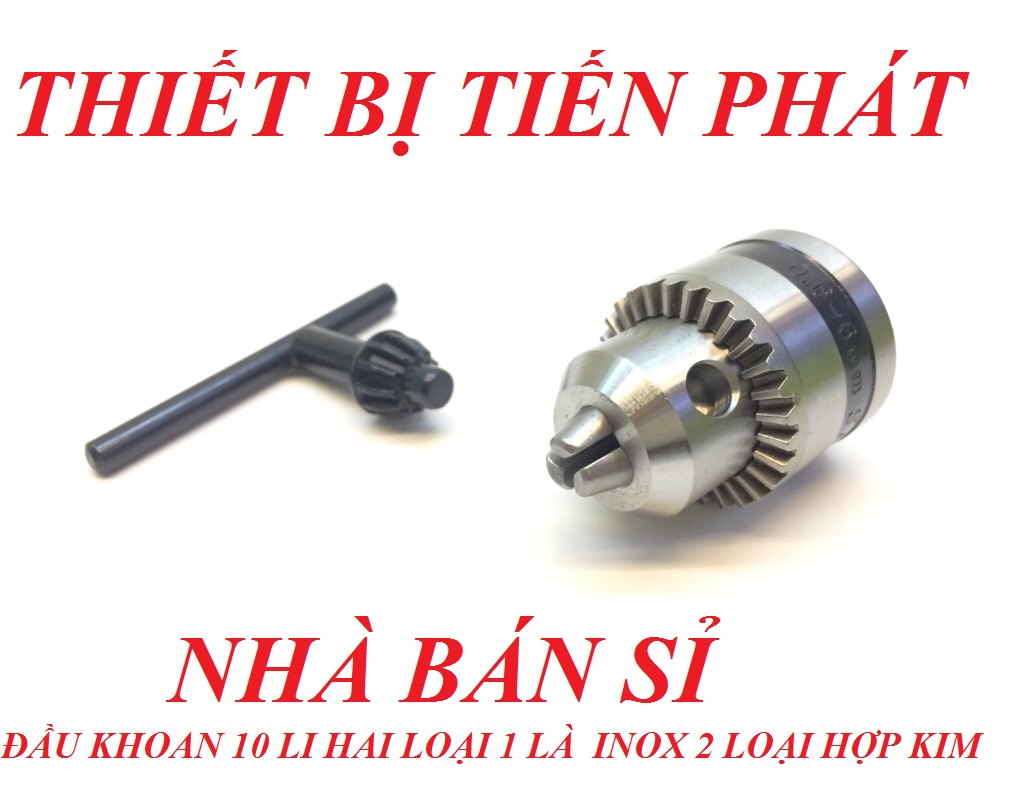 [HCM] Đầu kẹp mũi khoan 10mm mang ranh cao cấp