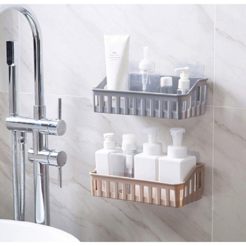 Combo 2 Kệ Để Đồ Dán Tường Chữ Nhật Đa Năng
