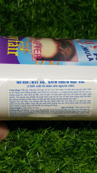 [HCM]Dầu gội kích mọc tóc Mayfair 500ml