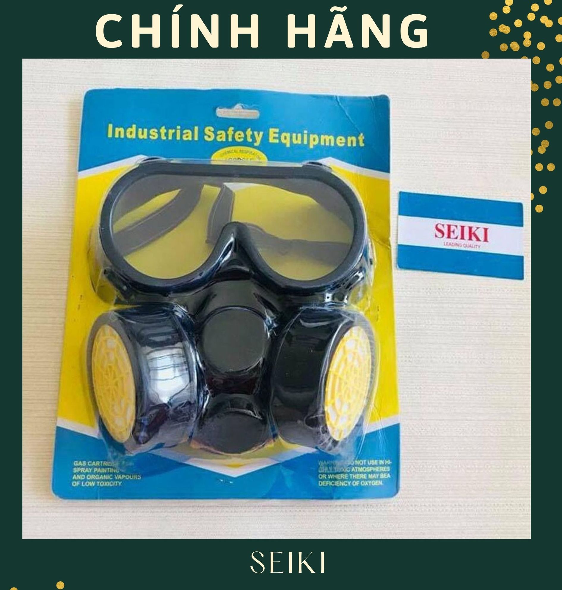 MẶT NẠ  PHÒNG ĐỘC PHUN THUỐC TRỪ SÂU,PHUN SƠN,CHỐNG BỤI CÓ KÍNH