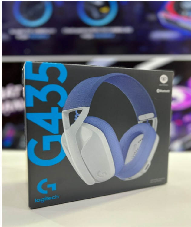 TAI NGHE LOGITECH G435 LIGHTSPEED WIRELESS/BLUETOOTH ( BLUE-WHITE )