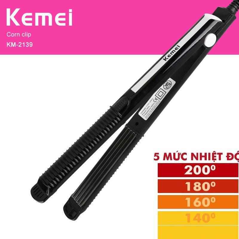 Máy duỗi tóc,là tóc 5 mức chỉnh nhiệt KEMEI 2139 nhập khẩu