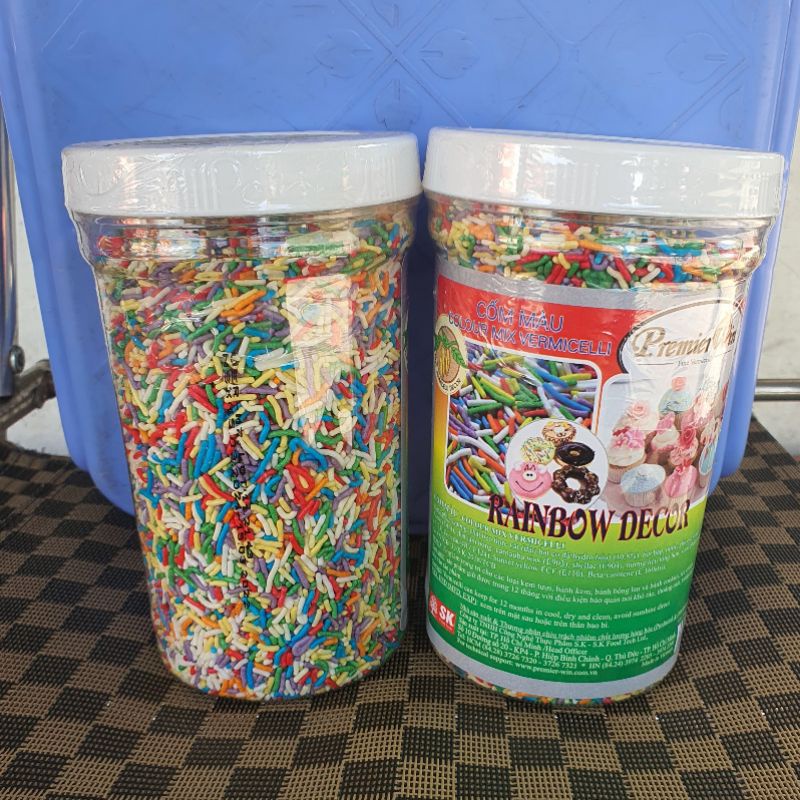 CỐM MÀU - RAINBOW DECOR (500gram)
