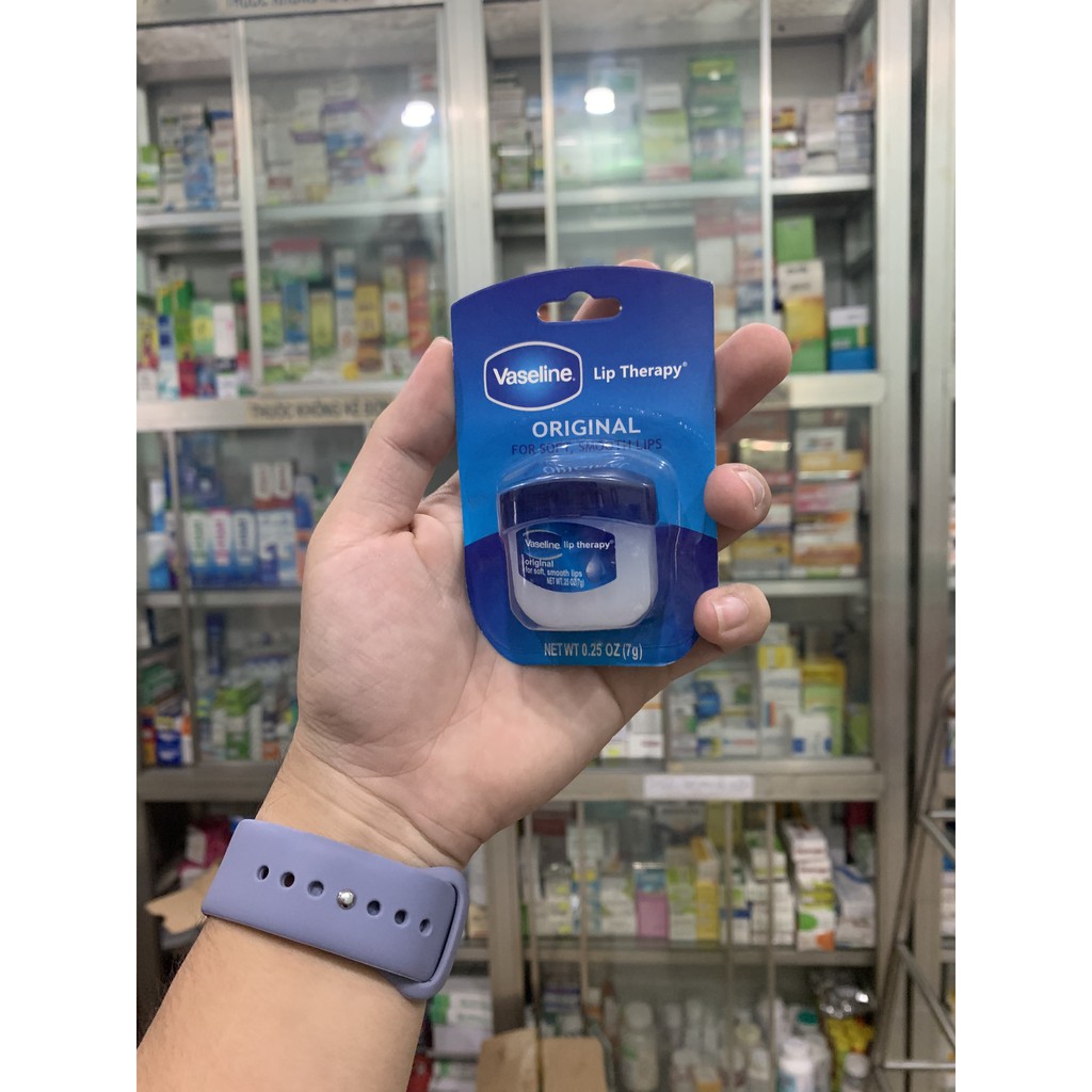 [HCM]Vaseline Dưỡng Môi - Sáp dưỡng môi Vaseline Lip Therapy 7g - Đỏ.