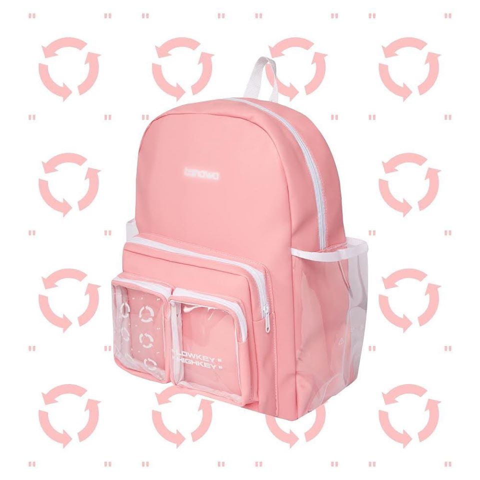 BALO BANAWA LOWKEY HIGHKEY BACKPACK UNISEX (ĐEN/HỒNG)