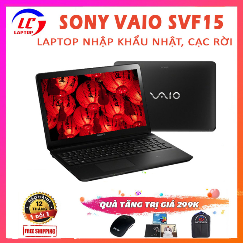 Laptop Sony VAIO SVF15 Chơi Game Làm Văn Phòng Cực Mượt, i5-4210U, VGA NVIDIA GT 740M-2G, Màn 15.6 FullHD IPS, Laptop Sony, Laptop i5, Laptop Giá Rẻ