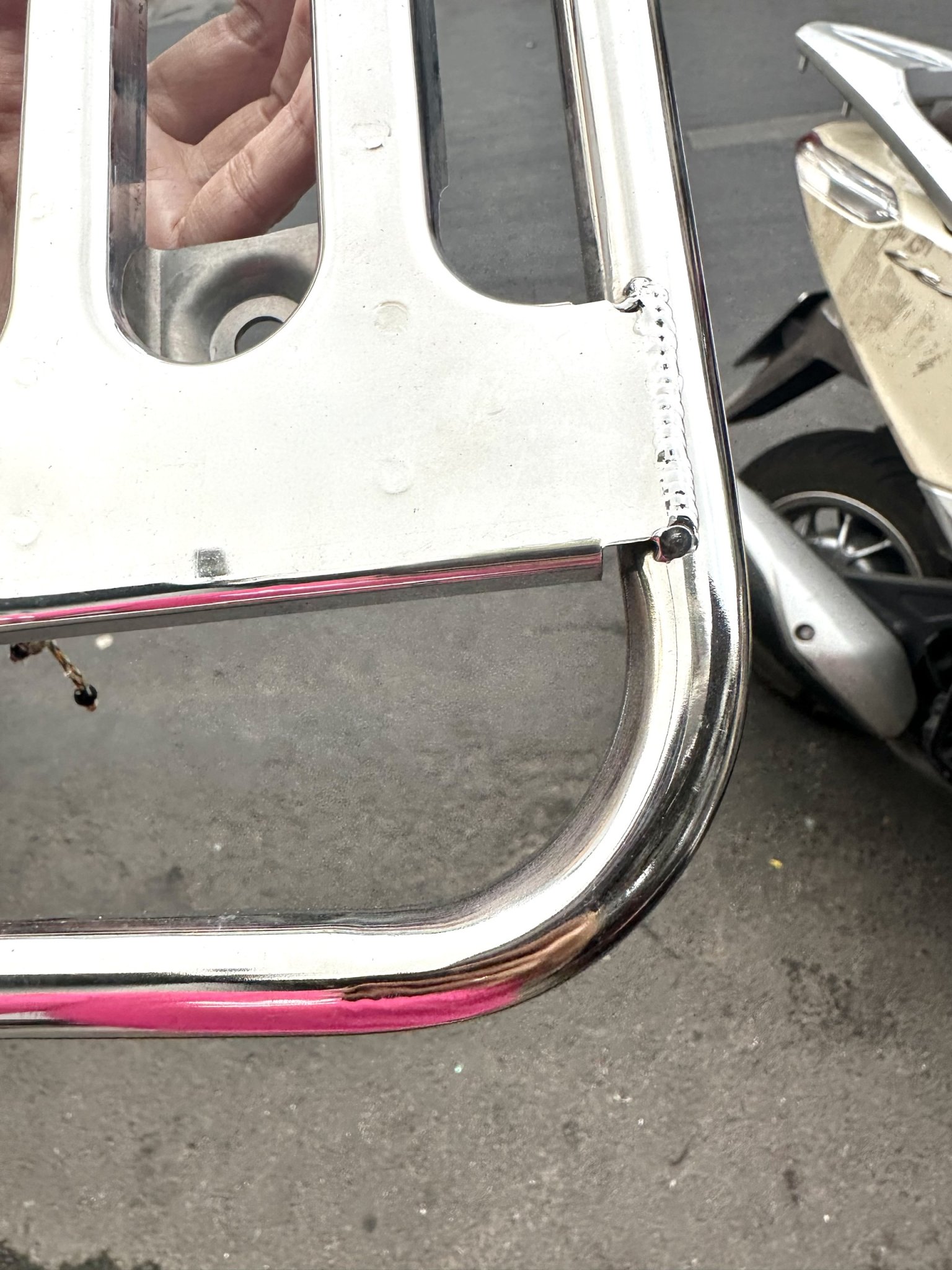 BAGA SAU XE CUB MỚI ( CUB TÂY Á ) INOX