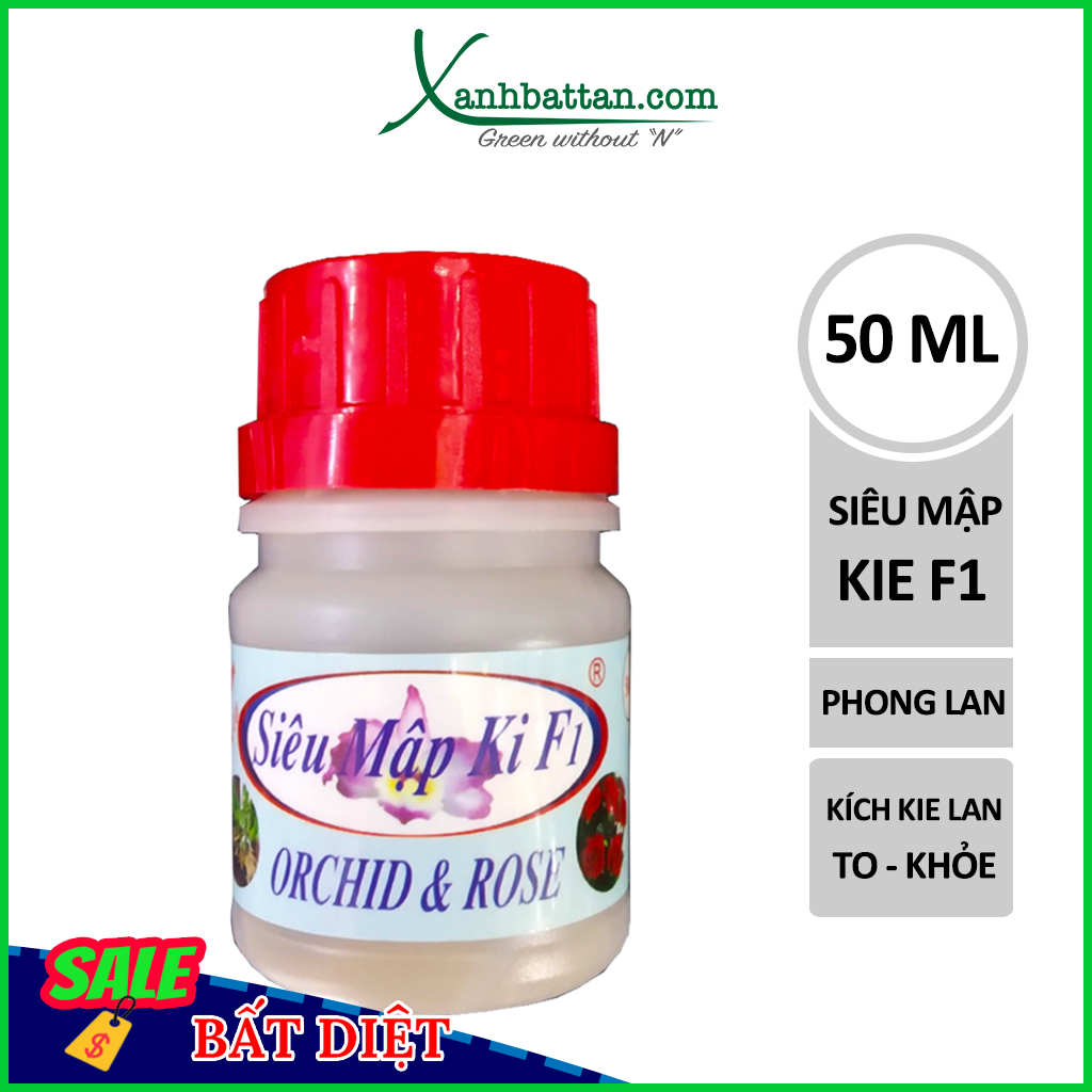 Siêu Mập Kei F1 dưỡng kei, lam mập kei cho lan, hiệu quả trên nhiều loại lan Chai 50 Ml
