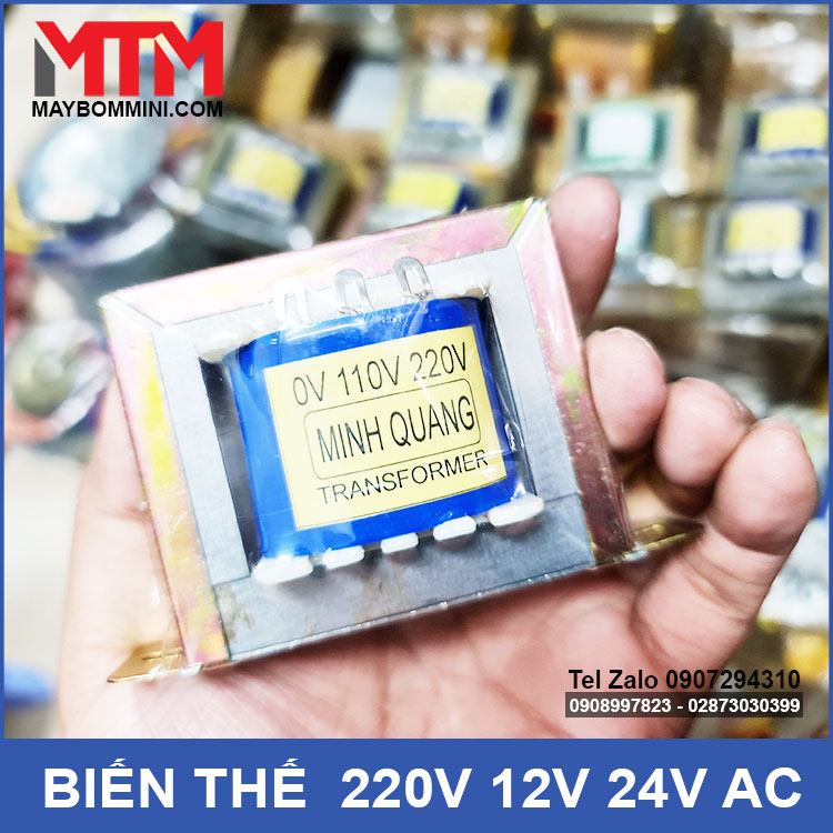 Biến thế 220V ra 24V AC 3A – kép