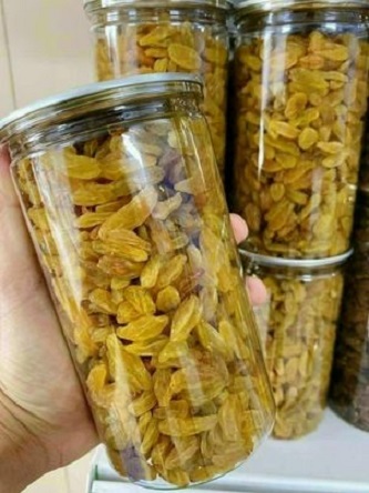 Nho vàng khô lon pet 500g -cực ngon