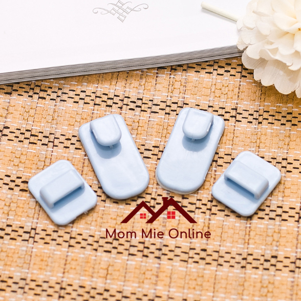 [HCM]1 Vỉ móc dán tường treo điều khiển tivi remote vật dụng sinh hoạt - J139