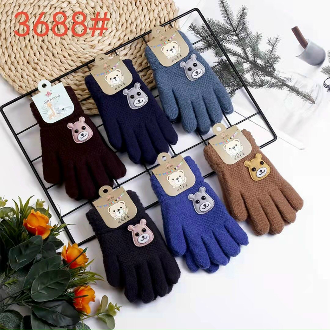 Găng tay len bé trai (1đôi) size từ 3-6 tuổi